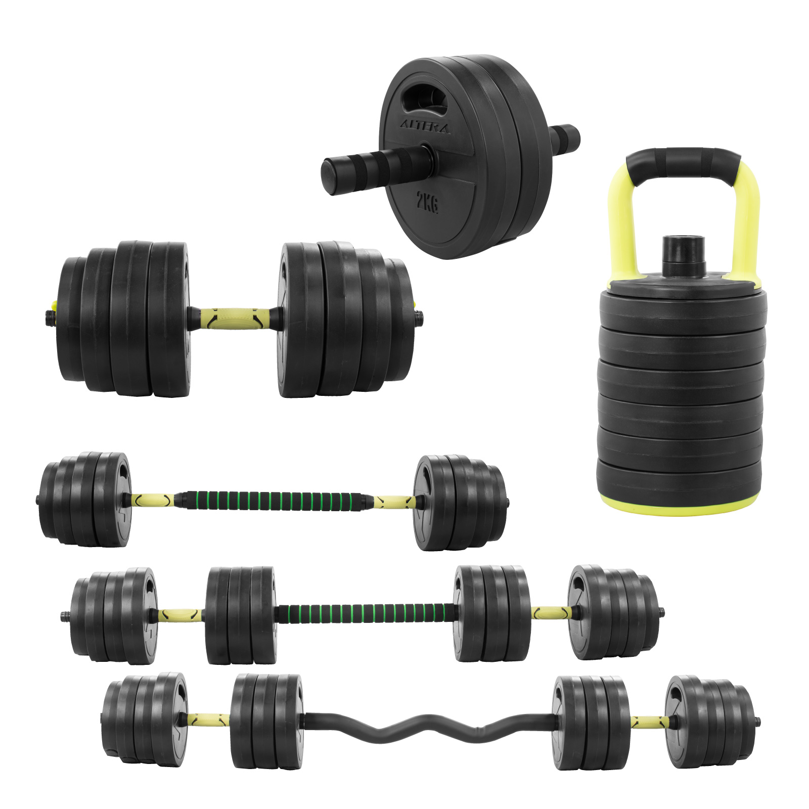 Foto 2 pulgar | Mancuernas Ajustables Set 40 Kg Altera Para Ejercicio