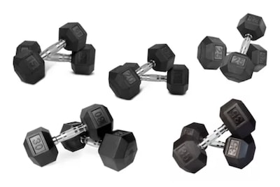 Foto 1 | Set de Mancuernas Hexagonales 15 20 25 30 y 35 Libras 5 Pares