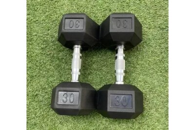 Foto 3 | Set de Mancuernas Hexagonales 30 35 y 40 Libras 3 Pares