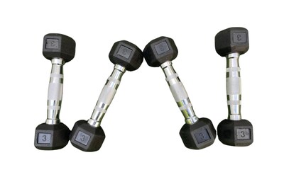 Foto 1 | Mancuernas Hexagonales de 3 Libras 2 Pares