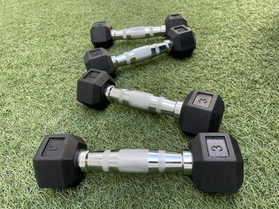 Foto 3 | Mancuernas Hexagonales de 3 Libras 2 Pares
