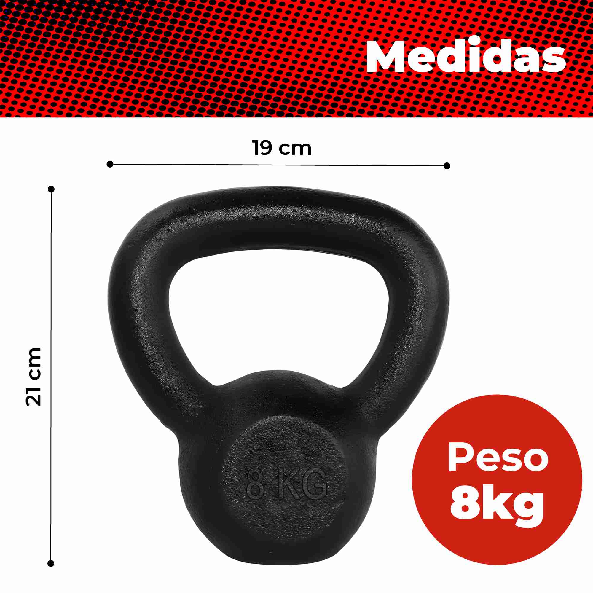 Foto 3 | Pesa Rusa X- Rush Negra 8 Kg