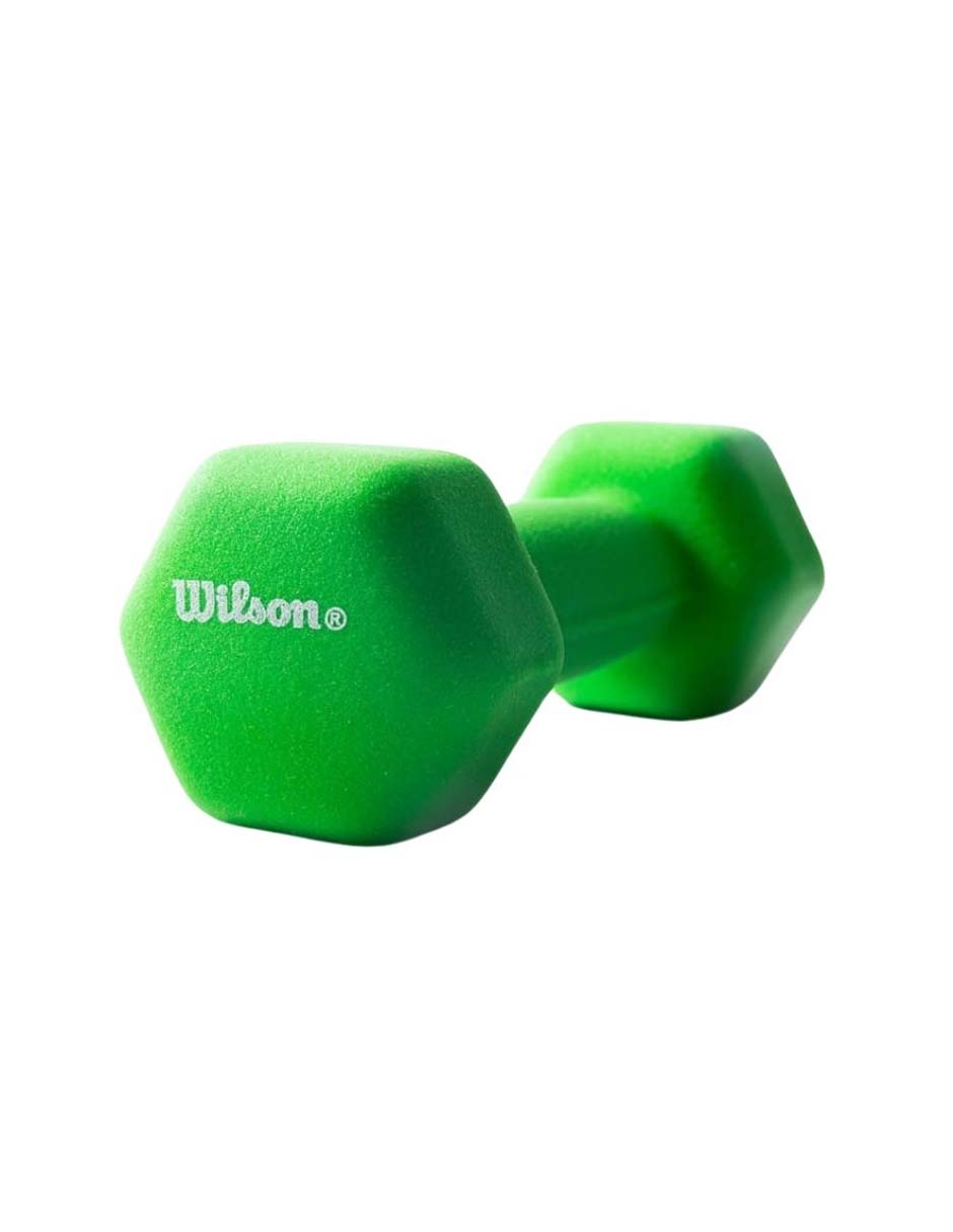 Foto 2 pulgar | Mancuerna De Neopreno 4 Lb Wilson Verde Mn0004