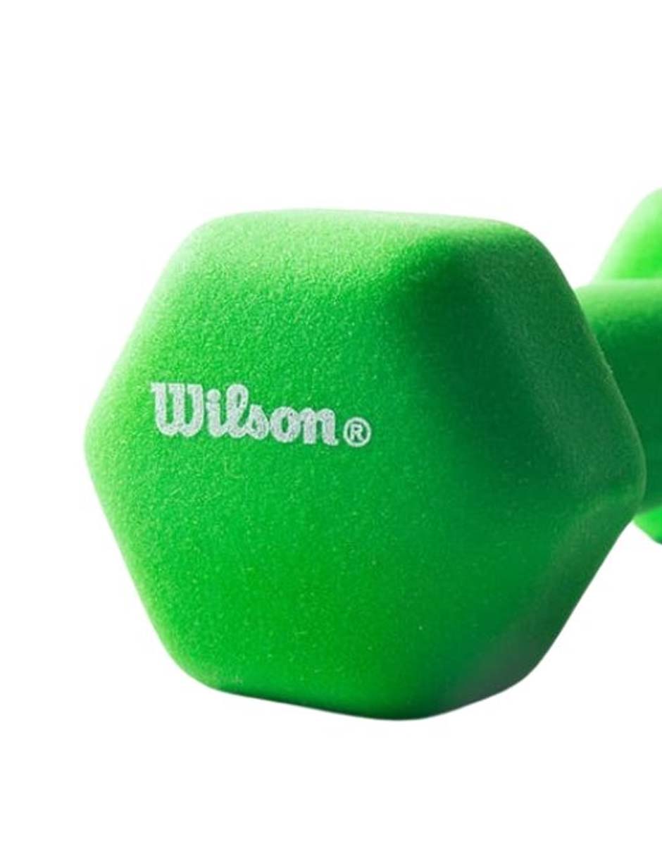 Foto 3 pulgar | Mancuerna De Neopreno 4 Lb Wilson Verde Mn0004