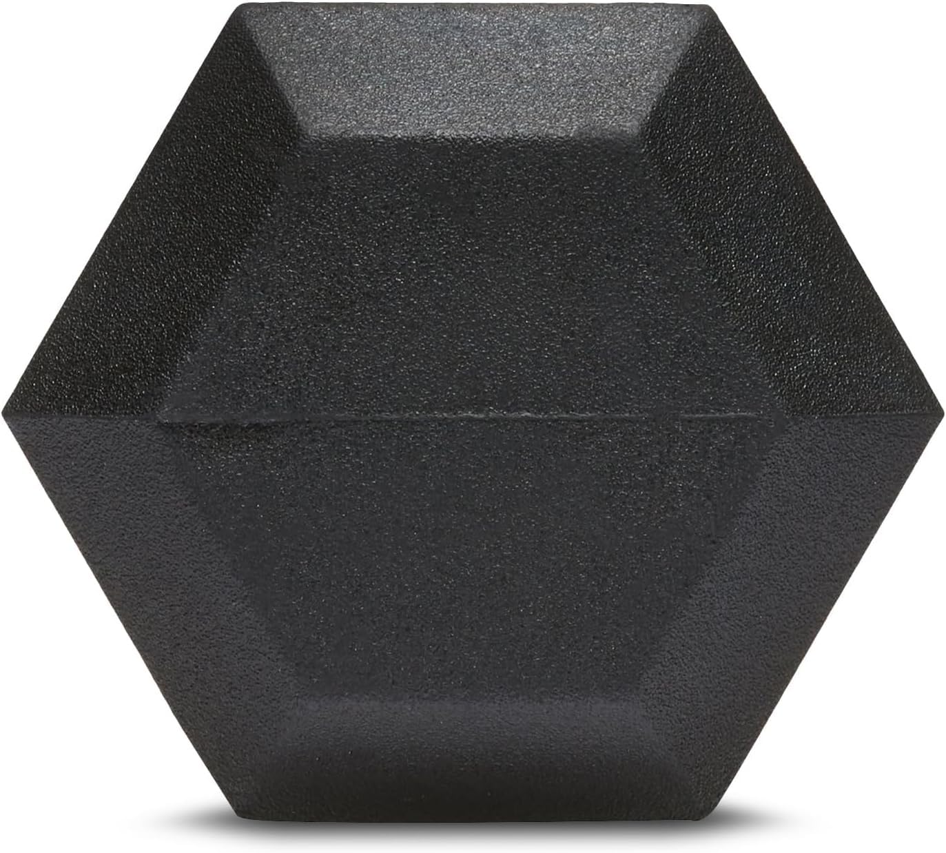 Foto 5 pulgar | Mancuerna Amazon Basics De Goma Hexagonal De 9,07 Kg, Color Negro - Venta Internacional.