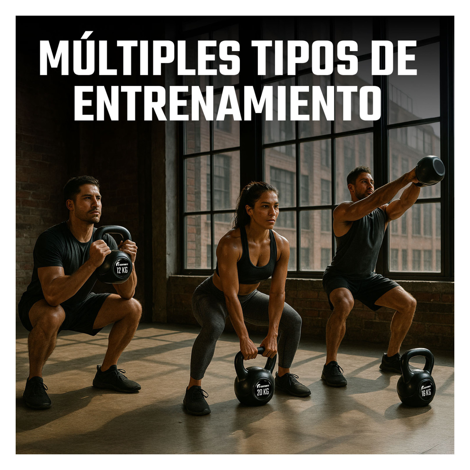 Foto 5 | Pesa Rusa Kettlebell 16kg 35lb Cross Fitness Gimnasio Centurfit