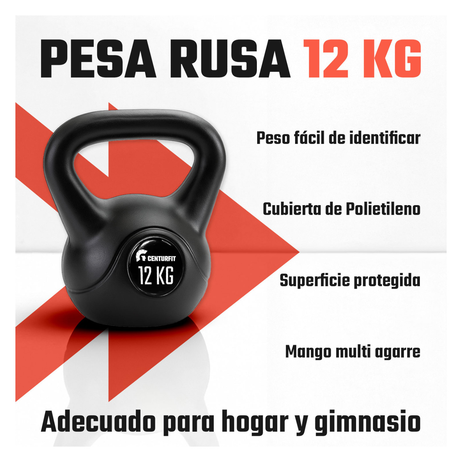 Foto 4 | Pesa Rusa Kettlebell 12kg 26.5lb Cross Fitness Gimnasio Centurfit
