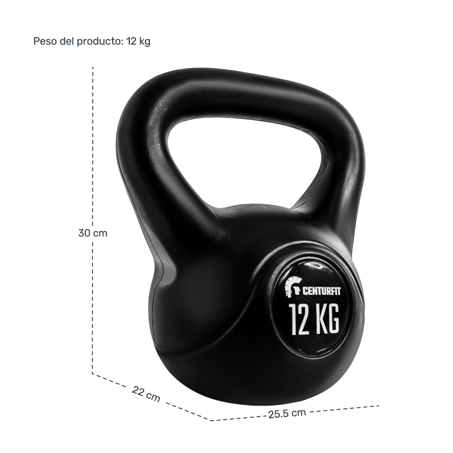 Foto 9 pulgar | Pesa Rusa Kettlebell 12kg 26.5lb Cross Fitness Gimnasio Centurfit