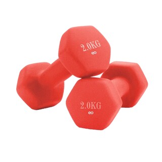 Foto 1 | Par Mancuernas 2 Kilos Para Ejercicio Eo Safe Imports Esi-19962 Rojo