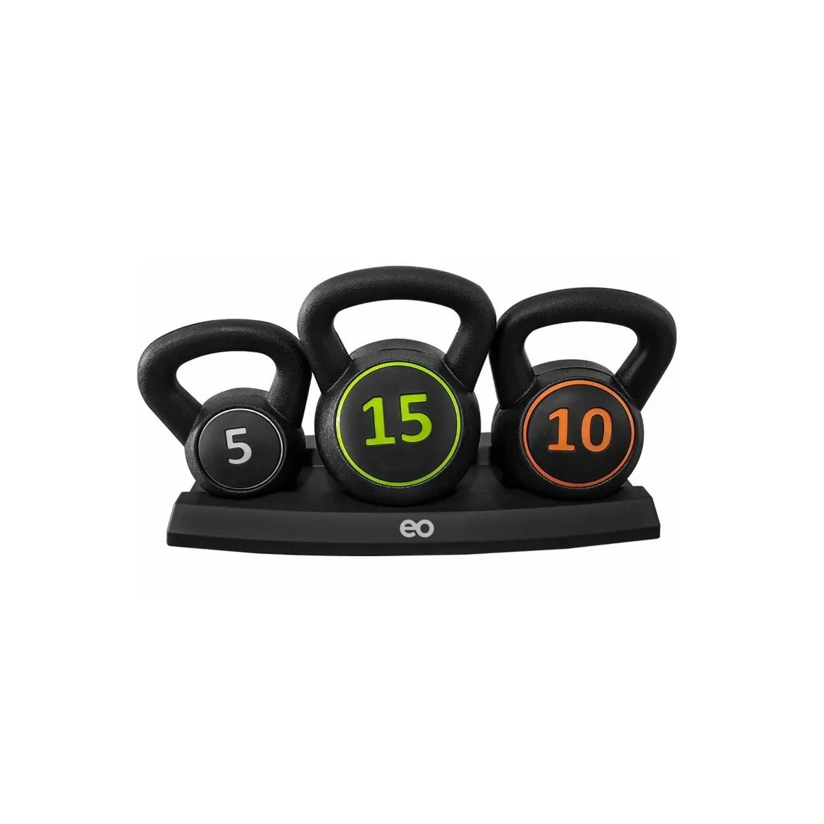 Foto 2 pulgar | Set Pesas Rusas 5,10,15 , C/base Eo Safe Imports Esi-19966 Negro