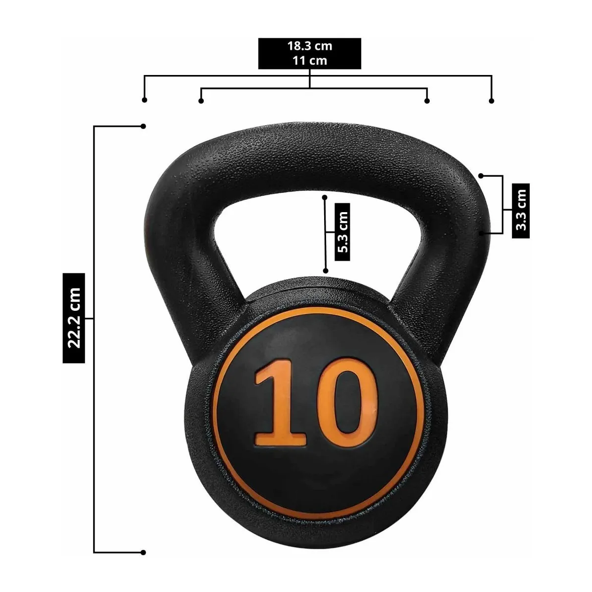 Foto 4 pulgar | Set Pesas Rusas 5,10,15 , C/base Eo Safe Imports Esi-19966 Negro