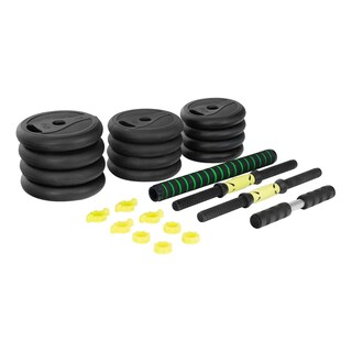 Foto 2 | Set Mancuernas Barra Recta Pesas Eo Safe Imports Esi-19969 Negro