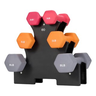 Foto 1 | Set De Mancuernas Con Soporte Eo Safe Imports Esi-19965 Color Multicolor