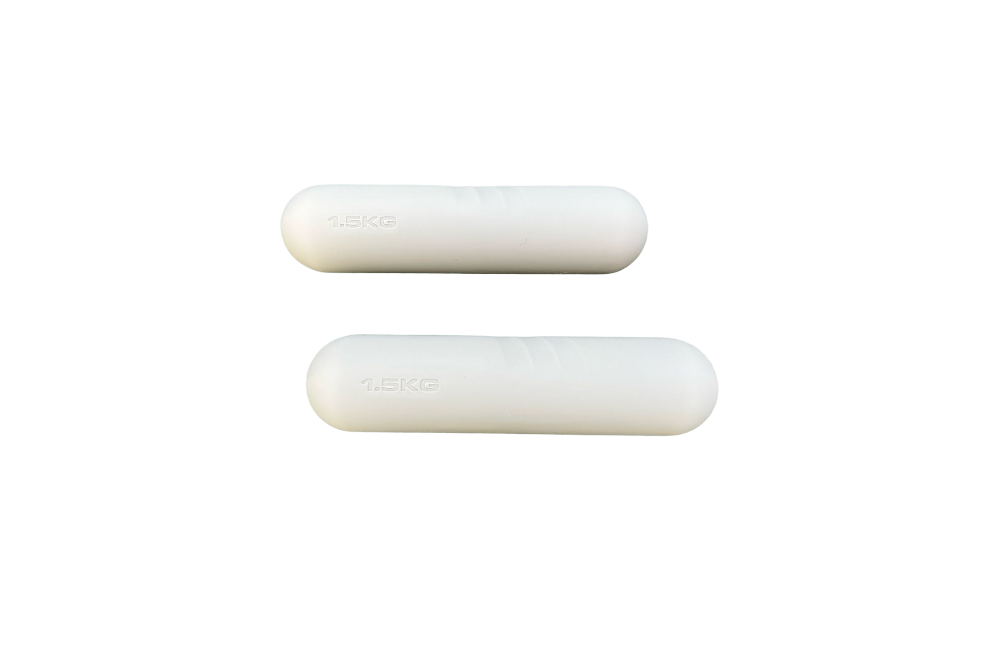 Foto 1 | Par de Mancuernas Kevinbro Blancas de Silicón Softgrip Fitness de 1.5kg