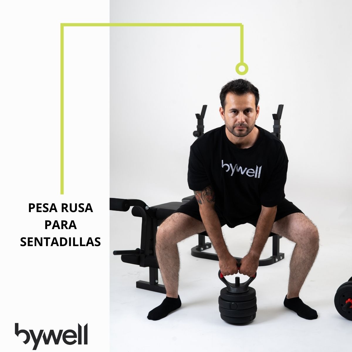 Foto 5 pulgar | Set De Mancuernas Bywell Multifuncional Y Ajustables De 40kg Negro