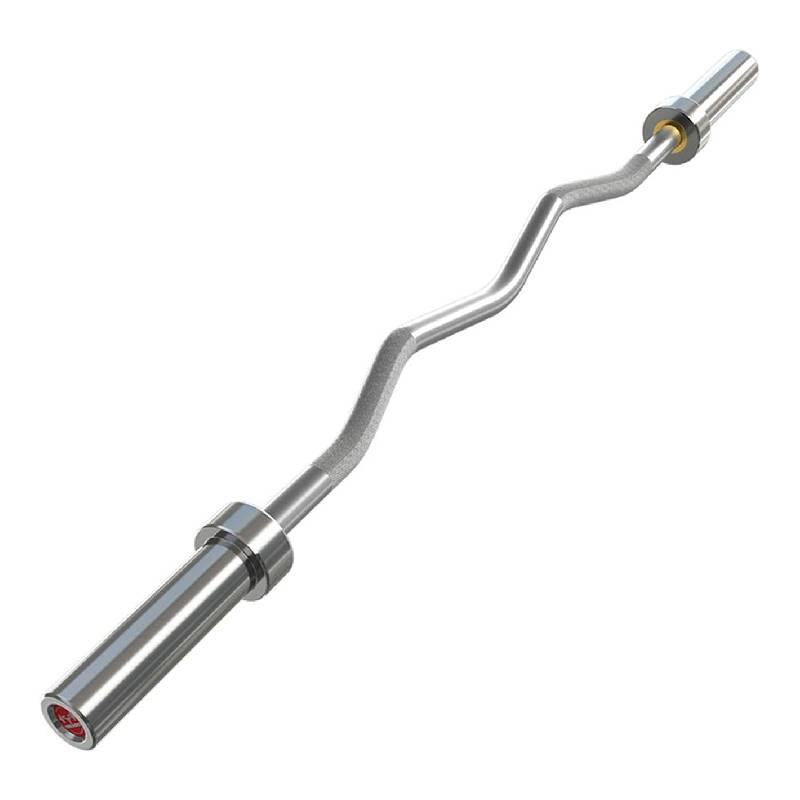 Foto 2 pulgar | Barra De Entrenamiento Tipo Curl Z Mdfitness Olimpica 2''-5 Cm Cromada 120 Cm 700 lb