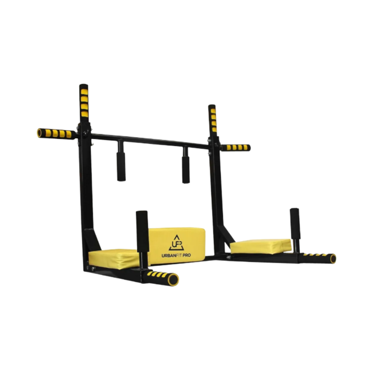 Barra Para Dominadas Uso Rudo UrbanFit Pro Amarillo