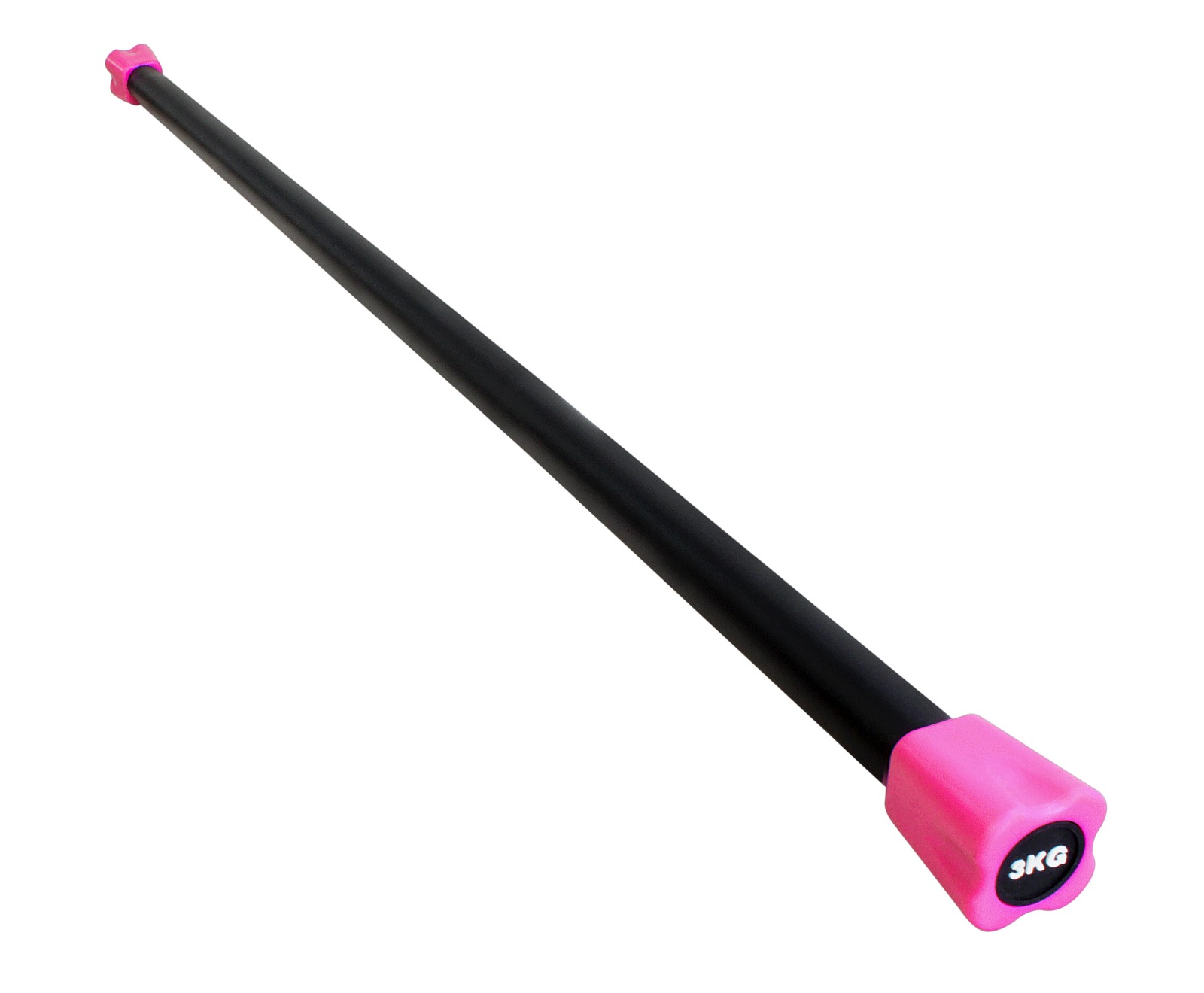 Foto 2 pulgar | Barra de Entrenamiento Mdfitness color Rosa Peso Integrado 3 Kg Barra Ponderada Weighted Bar