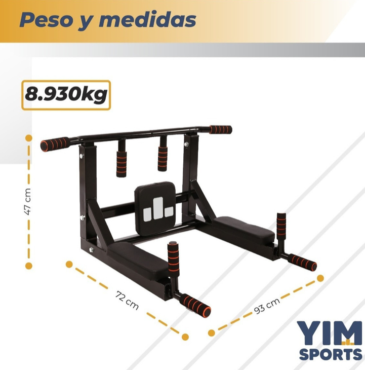 Foto 5 pulgar | Barra Dominadas FUNBU 8 en 1 Casa 450 kg Uso Rudo Gym Biceps Abs Tr