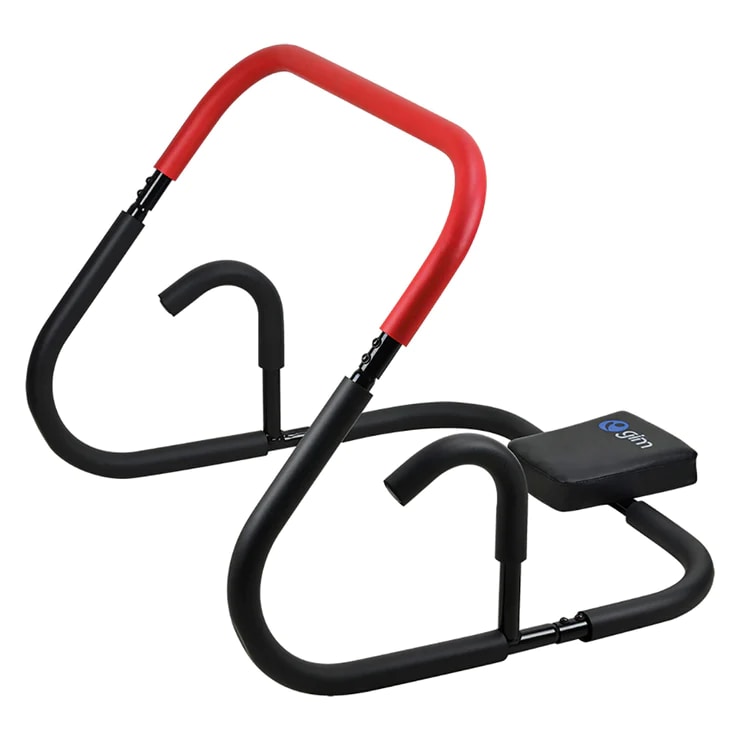 Ejercitador Ab Roller 61.5x61.5x60cm Estructura Metálica Agarraderas Forradas De Neopreno Gim Color Negro $2,279