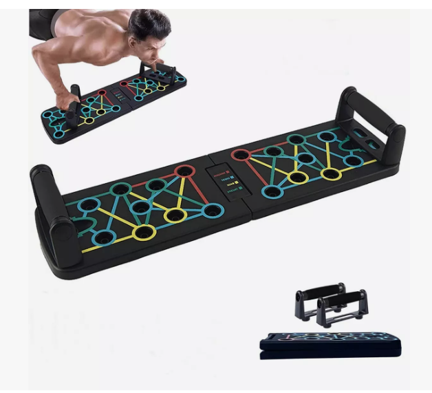 Foto 1 | Barra de Ejercicio Push Up Portátil Tabla Lagartijas Fitness Muscular