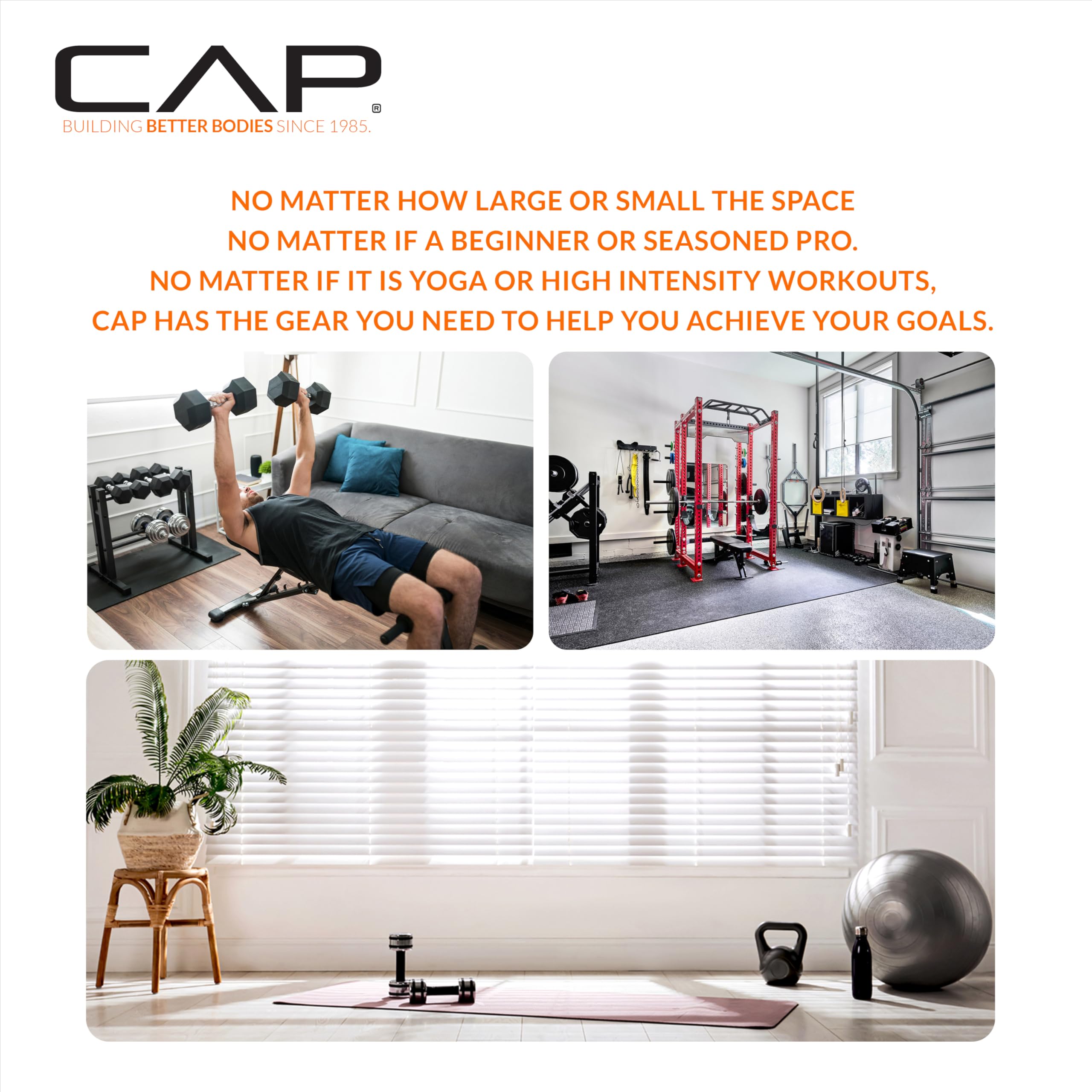 Foto 7 pulgar | Juego de Paragolpes Olímpicos Cap Barbell Budget 15 Libras Par Negro - Venta Internacional