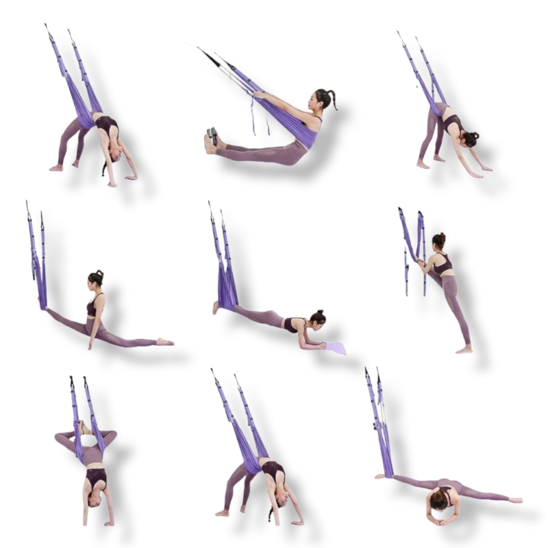 Foto 4 | Estiramiento Y Entrenamiento Con Cuerdas Aéreas Para Yoga An83 - Venta Internacional.