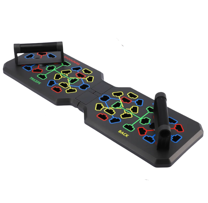 Foto 1 | Push Up Board Tabla Plegable Para Lagartijas Negro