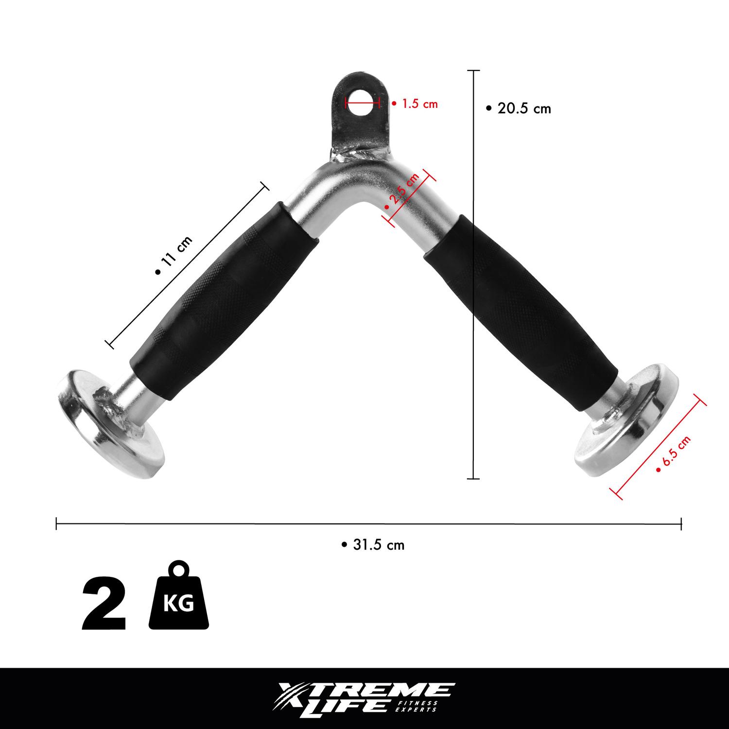 Foto 4 pulgar | Accesorio de Gimnasio Xtreme Life Maneral Agarre Barra Tipo V Brazo Trícep