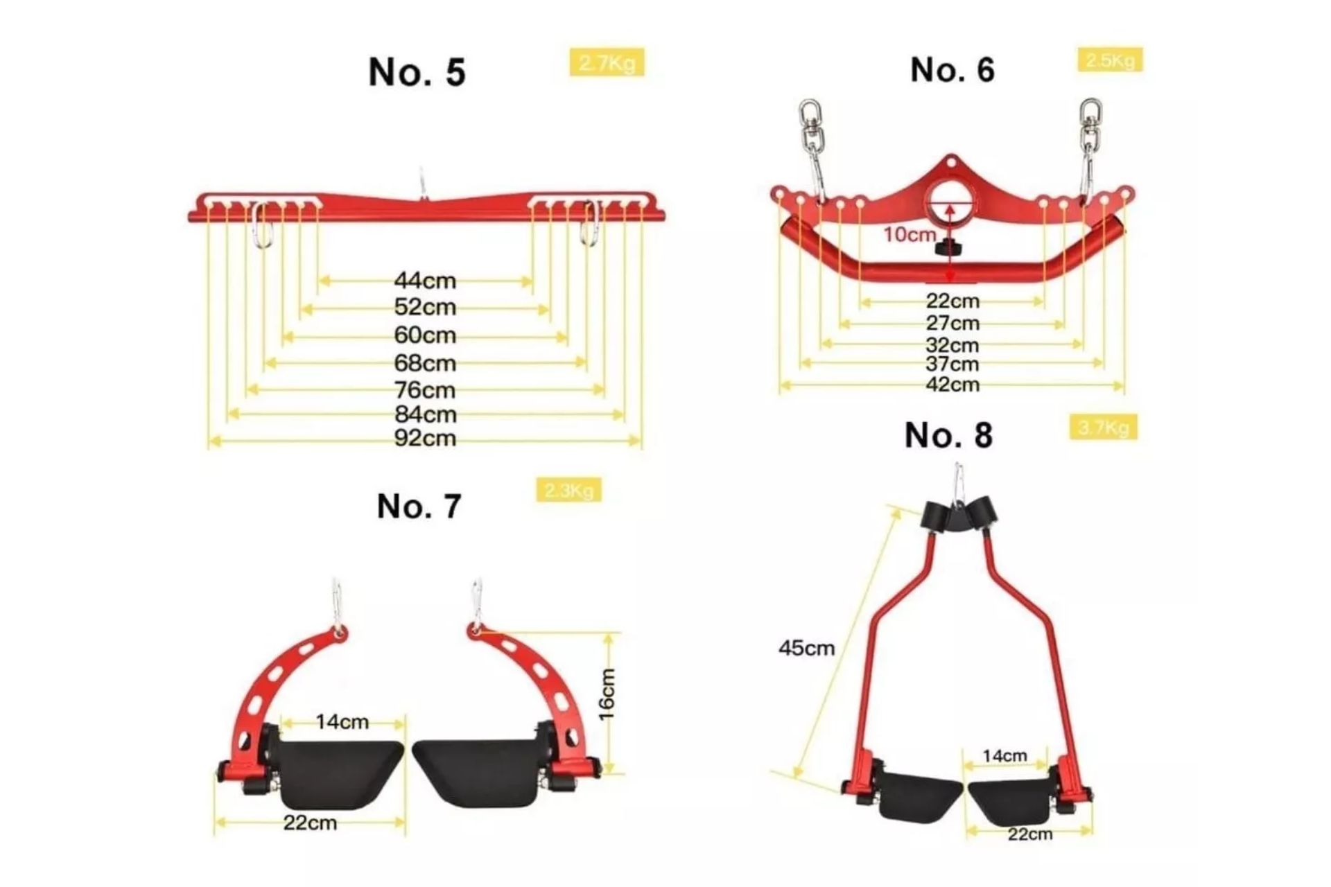 Foto 4 pulgar | Set de 8 Manerales Advanced Grip