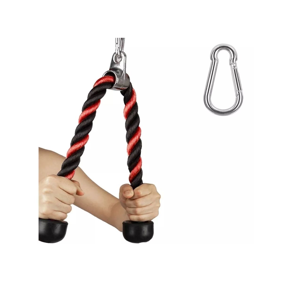 Foto 3 pulgar | Cuerda Para Tríceps Doble Extensión De Entrenamiento Con Pesas