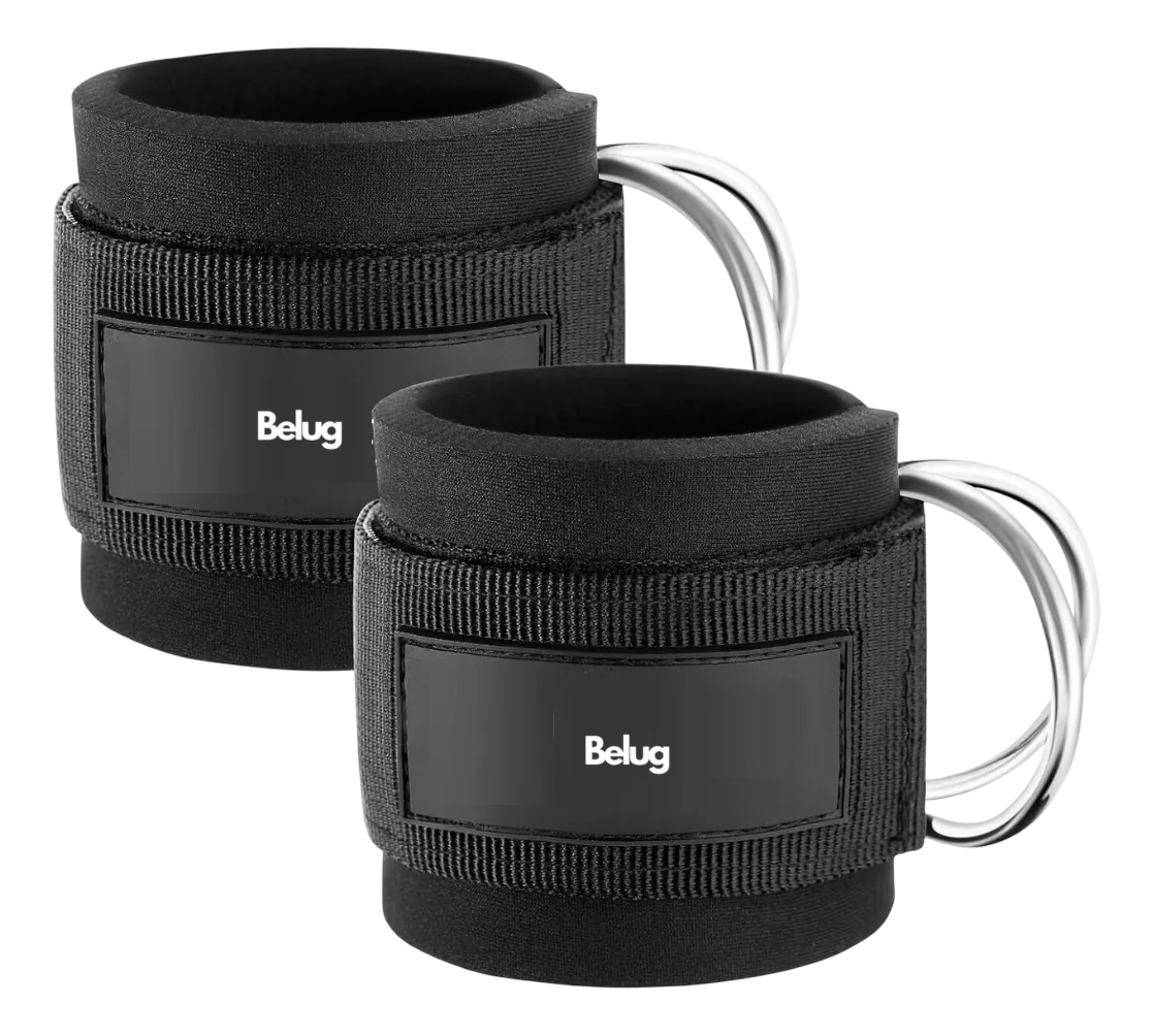 Par De Grilletes Belug Sportisimo Correas Para Tobillo Gym Gluteo Negro