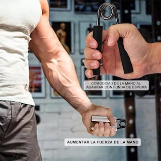 Foto 3 | Kit 3pz Ejercitador De Dedos Fortalecedor De Mano Grips,15/20/25 Eo Safe Imports Esi-11836 Plata