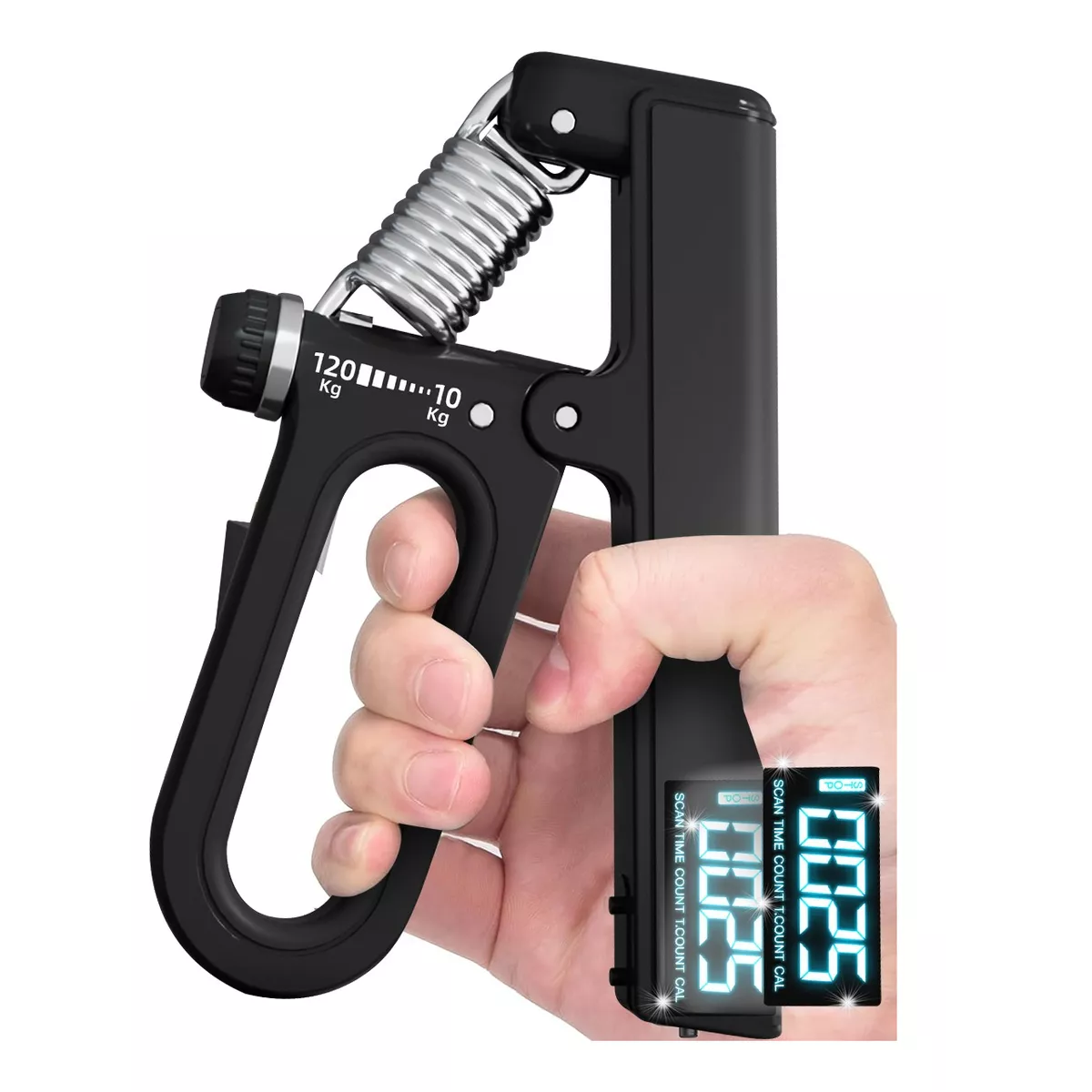 Foto 2 | Ejercitador Antebrazo Ejercitador De Mano Y Dedos 2 Pz Eo Safe Imports Esi-15304 Negro