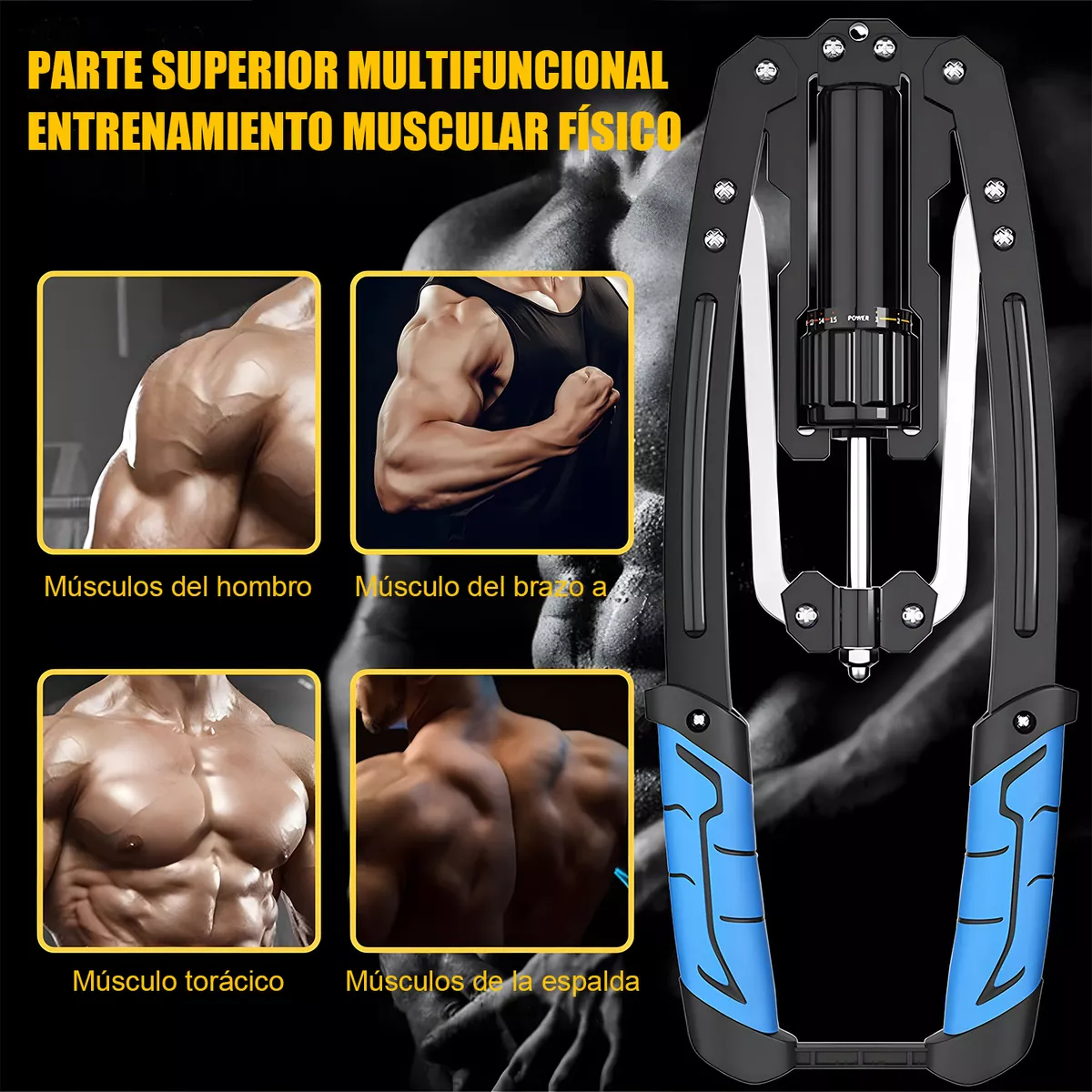 Foto 2 | Ejercitador De Brazo Ajustable De Potencia Hidráulica Eo Safe Imports Esi-15305 Multicolor