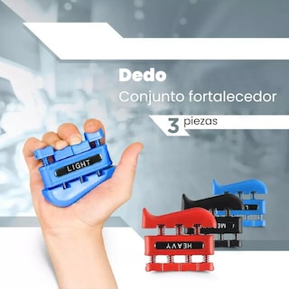 Foto 3 | 3 Pcs Ejercitador De Dedos Fisioterapia Eo Safe Imports Esi-18394 Multicolor