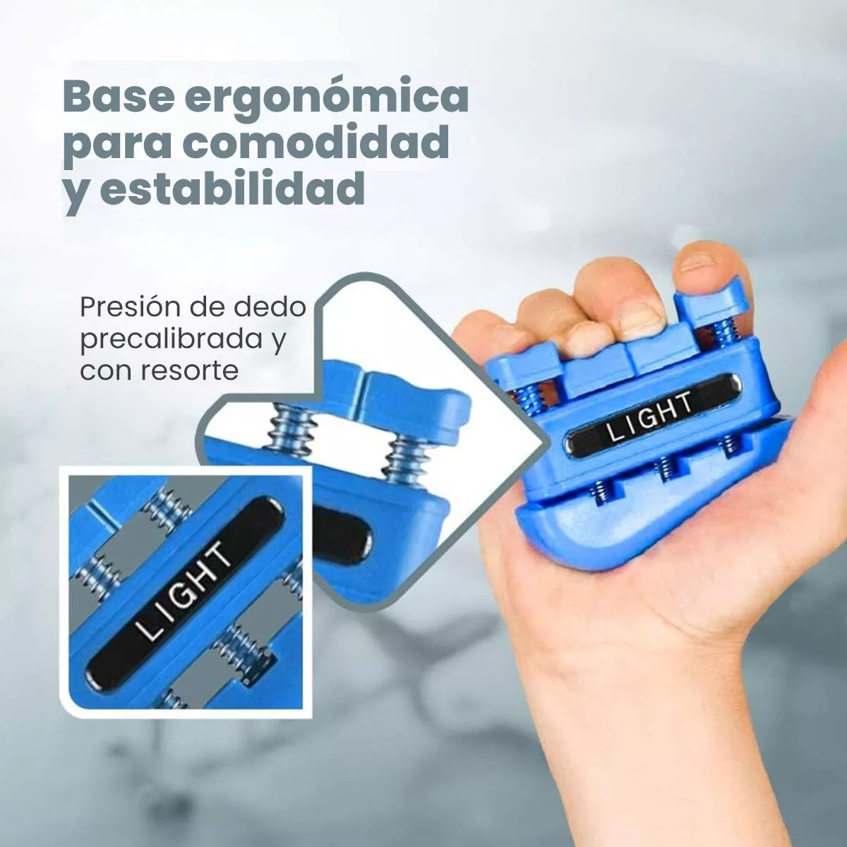 Foto 4 | 3 Pcs Ejercitador De Dedos Fisioterapia Eo Safe Imports Esi-18394 Multicolor