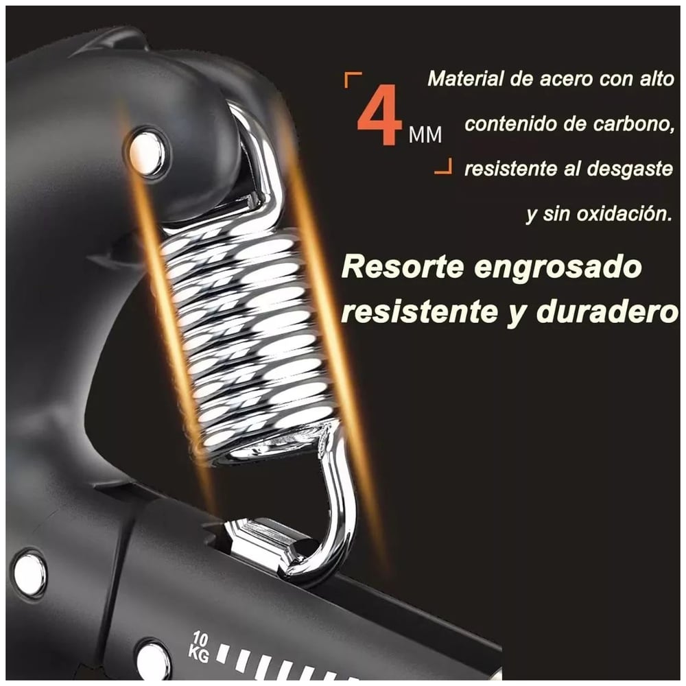 Foto 6 pulgar | Entrenador De Fuerza Para Antebrazos Hand Grip Exerciser, De 10 A 100 Kg - Venta Internacional.
