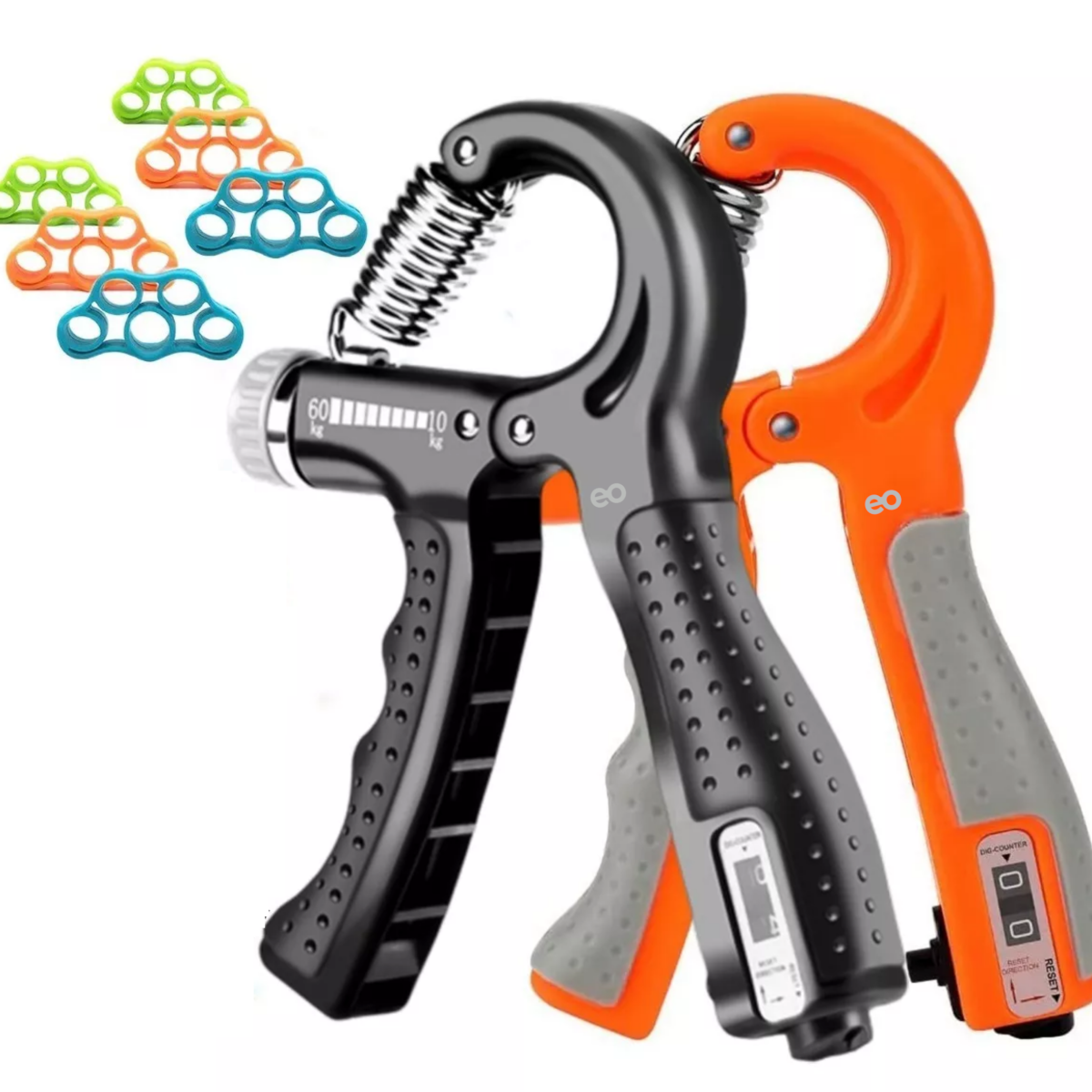 Par 2 Pinzas Ejercicio Fortalecedor De Mano Muñeca Y Antebrazo Eo Safe Imports Esi-11841-1 Multicolor