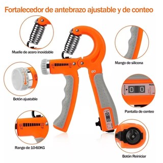 Foto 3 | Par 2 Pinzas Ejercicio Fortalecedor De Mano Muñeca Y Antebrazo Eo Safe Imports Esi-11841-1 Multicolor