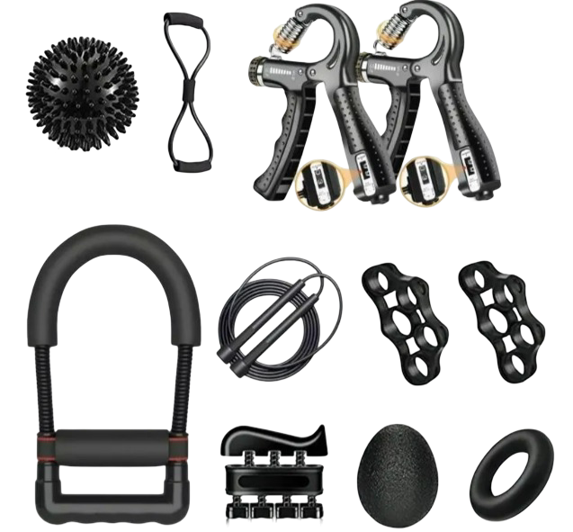 Kit De Ejercitación Xtellar: Potenciador Premium Para Manos, Muñeca Y Antebrazo.
