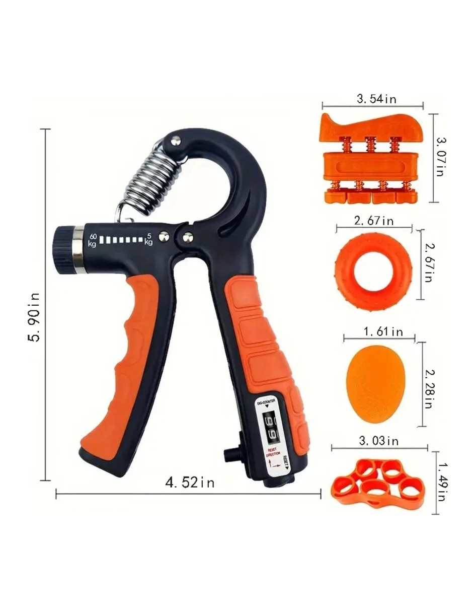 Foto 3 | Kit Ejercitador Fortalecedor Naranja