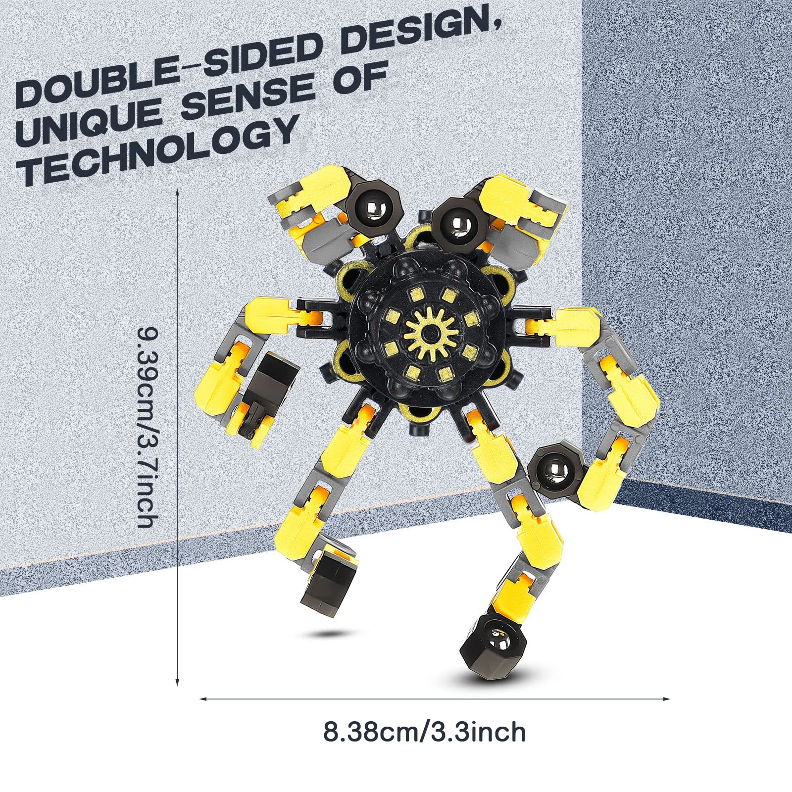 Foto 3 pulgar | Robot De Cadena Transformable Charniol Spinner Con La Punta De Los Dedos X20 - Venta Internacional.