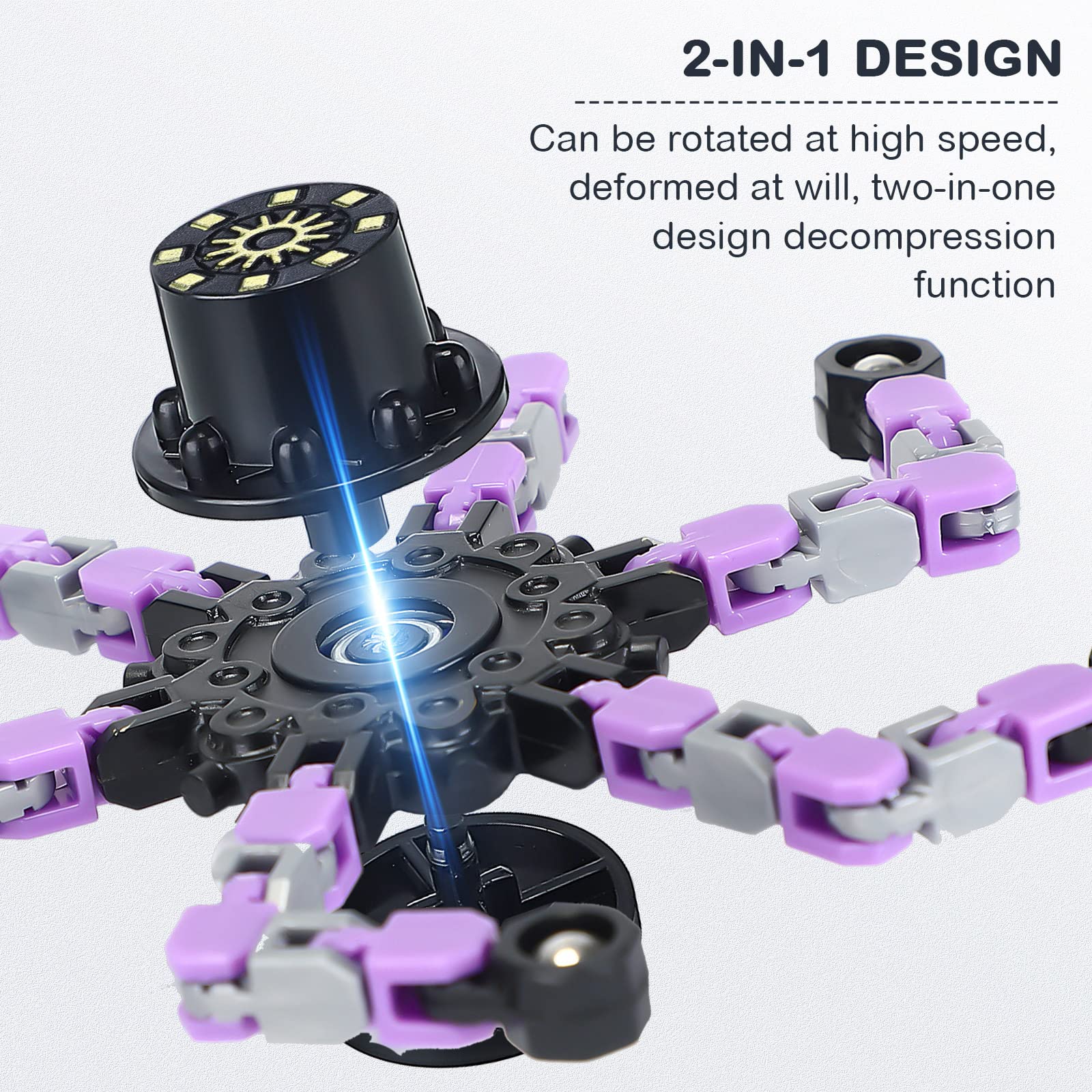 Foto 3 | Robot De Cadena Transformable Charniol Spinner Con La Punta De Los Dedos X20 - Venta Internacional.