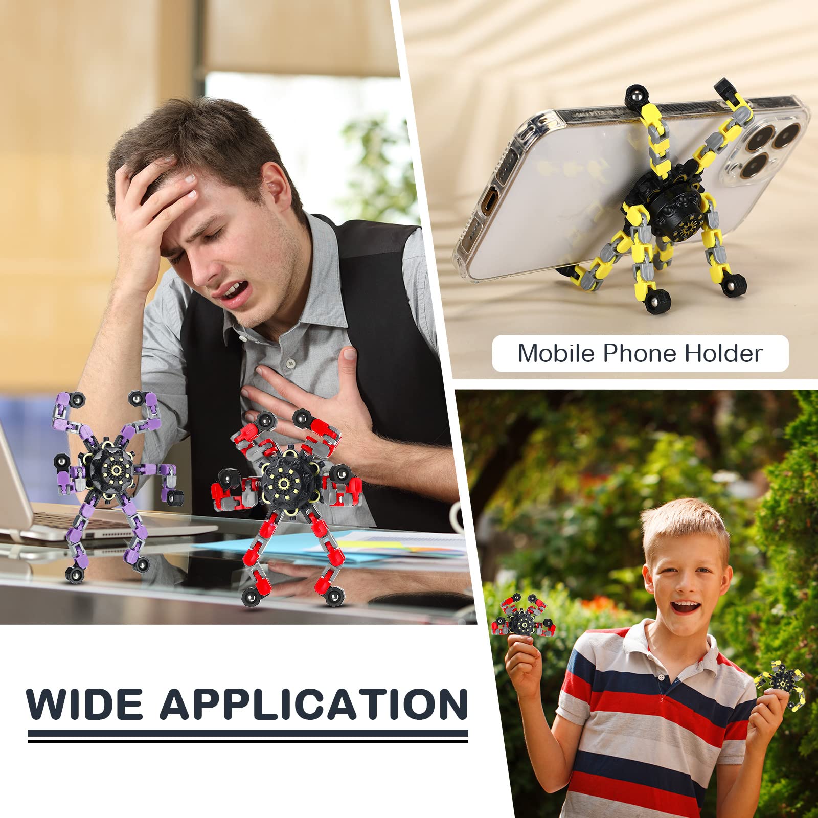 Foto 7 | Robot De Cadena Transformable Charniol Spinner Con La Punta De Los Dedos X20 - Venta Internacional.