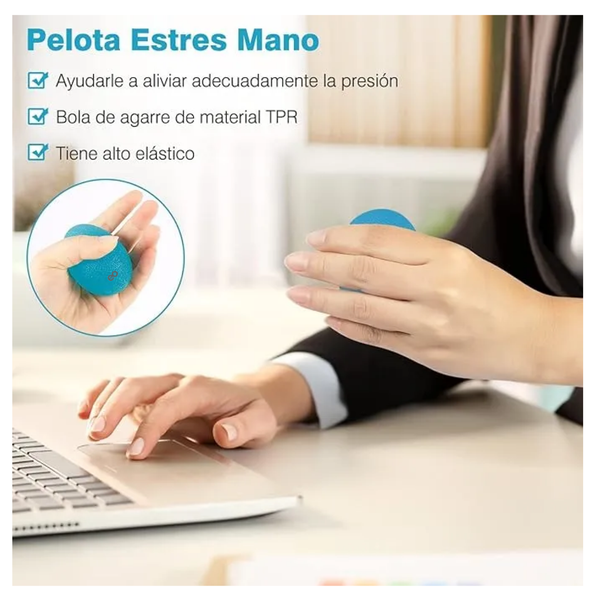 Foto 3 | Ejercitadores De Mano Fortalecedor 9piezas Eo Safe Imports Esi-19954 Multicolor