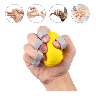 Foto 3 | Pelota De Rehabilitación Antiestrés Ejercitador De Venas Eo Safe Imports Esi-19956 Amarillo