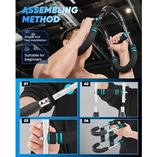 Foto 4 | Ejercitador De Músculos De Mano Y Pecho Ajustable Eo Safe Imports Esi-19951 Negro