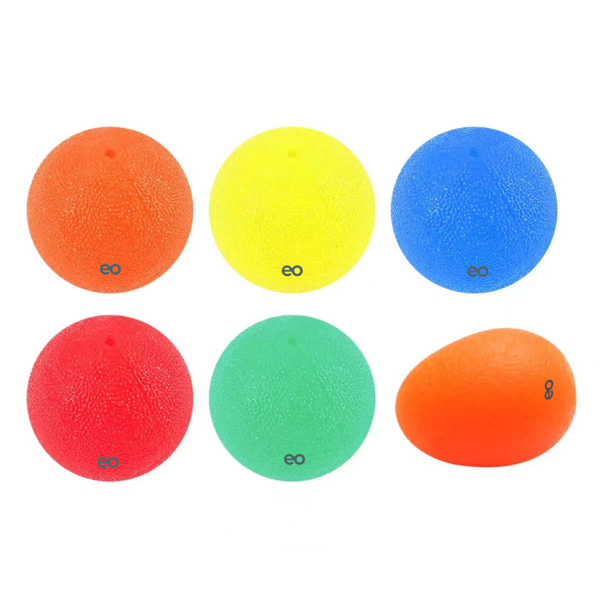 Foto 1 | 6 Pzs Pelotas De Gel Para Ejercitar Mano En Rehabilitación Eo Safe Imports Esi-19955 Multicolor