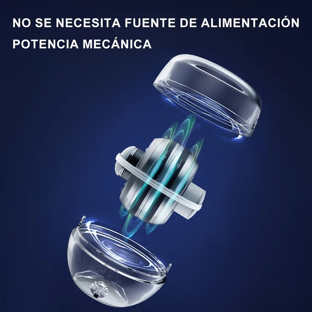 Foto 3 pulgar | Led Ejercitador Giroscopica Powerball Muñeca Brazo Fuerza Lab.g Negro